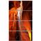 Designart - Antelope Canyon in Sunlight Rays - Oversized African Landscape Canvas Art